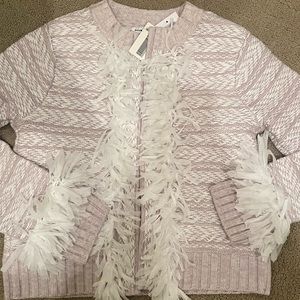 Club Monaco Knit Open Cardigan New With Tags